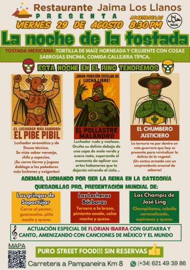 jaima los llanos tostada espanol